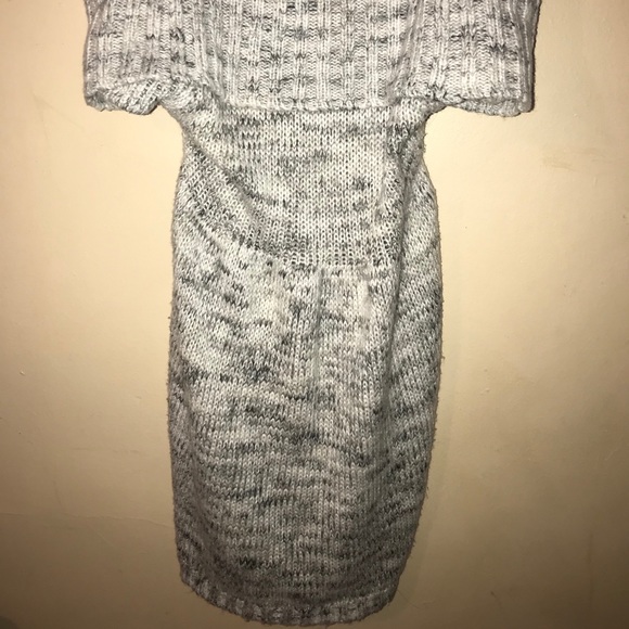 Large Off the Shoulder Knit Dress - Picture 3 of 4